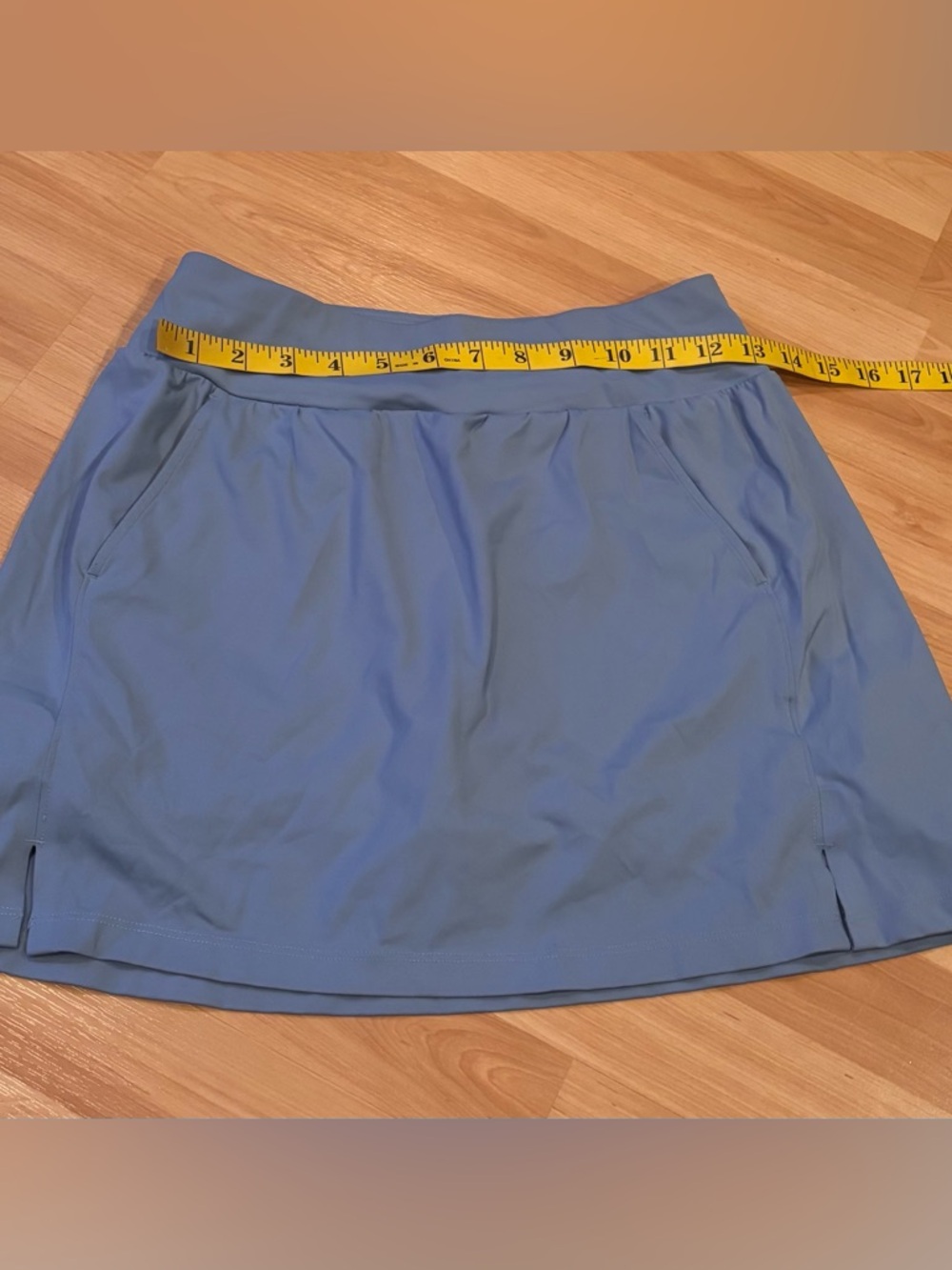 Travis Mathew Sky Blue Women's Active Golf Skort - Picture 4 of 7